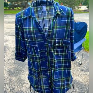 Olivia Blu Women’s Button Down Shirt.